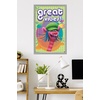 image:imageTrends International DreamWorks Trolls  VIbes Wall Poster 14725 x 22375 Barnwood Framed VersionGray Framed Version