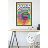 image:imageTrends International DreamWorks Trolls  VIbes Wall Poster 14725 x 22375 Barnwood Framed VersionMahogany Framed Version