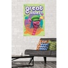 image:imageTrends International DreamWorks Trolls  VIbes Wall Poster 14725 x 22375 Barnwood Framed VersionPremium Poster  Mount Bundle