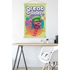 image:imageTrends International DreamWorks Trolls  VIbes Wall Poster 14725 x 22375 Barnwood Framed VersionPremium Print and Beechwood Hanger Bundle