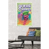 image:imageTrends International DreamWorks Trolls  VIbes Wall Poster 14725 x 22375 Barnwood Framed VersionWhite Framed Version