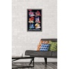 image:imageTrends International DreamWorks Trolls 2  Grid Wall Poster 22375 x 34 Mahogany Framed VersionBarnwood Framed Version