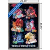 image:imageTrends International DreamWorks Trolls 2  Grid Wall Poster 22375 x 34 Mahogany Framed VersionBarnwood Framed Version