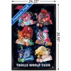 image:imageTrends International DreamWorks Trolls 2  Grid Wall Poster 22375 x 34 Mahogany Framed VersionBlack Framed Version