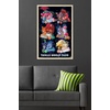 image:imageTrends International DreamWorks Trolls 2  Grid Wall Poster 22375 x 34 Mahogany Framed VersionBlonde Framed Version