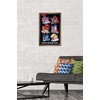 image:imageTrends International DreamWorks Trolls 2  Grid Wall Poster 22375 x 34 Mahogany Framed VersionBronze Framed Version