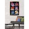 image:imageTrends International DreamWorks Trolls 2  Grid Wall Poster 22375 x 34 Mahogany Framed VersionGold Framed Version