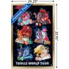 image:imageTrends International DreamWorks Trolls 2  Grid Wall Poster 22375 x 34 Mahogany Framed VersionGold Framed Version