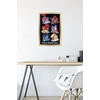 image:imageTrends International DreamWorks Trolls 2  Grid Wall Poster 22375 x 34 Mahogany Framed VersionGold Framed Version