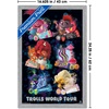 image:imageTrends International DreamWorks Trolls 2  Grid Wall Poster 22375 x 34 Mahogany Framed VersionGray Framed Version