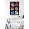 image:imageTrends International DreamWorks Trolls 2  Grid Wall Poster 22375 x 34 Mahogany Framed VersionPremium Poster  Mount Bundle