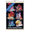 image:imageTrends International DreamWorks Trolls 2  Grid Wall Poster 22375 x 34 Mahogany Framed VersionPremium Print and Beechwood Hanger Bundle