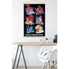 image:imageTrends International DreamWorks Trolls 2  Grid Wall Poster 22375 x 34 Mahogany Framed VersionPremium Print and Beechwood Hanger Bundle