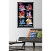 image:imageTrends International DreamWorks Trolls 2  Grid Wall Poster 22375 x 34 Mahogany Framed VersionPremium Print and Black Hanger Bundle