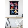 image:imageTrends International DreamWorks Trolls 2  Grid Wall Poster 22375 x 34 Mahogany Framed VersionPremium Print and Black Hanger Bundle