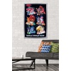 image:imageTrends International DreamWorks Trolls 2  Grid Wall Poster 22375 x 34 Mahogany Framed VersionSilver Framed Version
