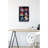image:imageTrends International DreamWorks Trolls 2  Grid Wall Poster 22375 x 34 Mahogany Framed VersionSilver Framed Version
