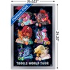 image:imageTrends International DreamWorks Trolls 2  Grid Wall Poster 22375 x 34 Mahogany Framed VersionSilver Framed Version