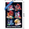 image:imageTrends International DreamWorks Trolls 2  Grid Wall Poster 22375 x 34 Mahogany Framed VersionWhite Framed Version