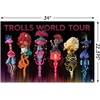image:imageTrends International DreamWorks Trolls 2  Group Wall Poster 22375 x 34 Barnwood Framed VersionPoster  Mount Bundle