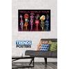 image:imageTrends International DreamWorks Trolls 2  Group Wall Poster 22375 x 34 Barnwood Framed VersionPoster  Mount Bundle