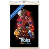 image:imageTrends International DreamWorks Trolls 2  One Sheet Wall Poster 14725 x 22375 Premium Unframed VersionPremium Print and Beechwood Hanger Bundle