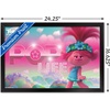 image:imageTrends International DreamWorks Trolls 2  Pop Life Wall Poster 14725 x 22375 Mahogany Framed VersionBlack Framed Version