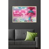 image:imageTrends International DreamWorks Trolls 2  Pop Life Wall Poster 14725 x 22375 Mahogany Framed VersionBlonde Framed Version