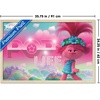image:imageTrends International DreamWorks Trolls 2  Pop Life Wall Poster 14725 x 22375 Mahogany Framed VersionBlonde Framed Version