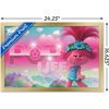 image:imageTrends International DreamWorks Trolls 2  Pop Life Wall Poster 14725 x 22375 Mahogany Framed VersionGold Framed Version