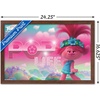 image:imageTrends International DreamWorks Trolls 2  Pop Life Wall Poster 14725 x 22375 Mahogany Framed VersionMahogany Framed Version
