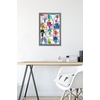 image:imageTrends International Trolls  Grid Wall Poster 224L x 147W Barnwood Framed VersionBarnwood Framed Version