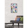 image:imageTrends International Trolls  Grid Wall Poster 224L x 147W Barnwood Framed VersionBarnwood Framed Version
