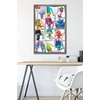image:imageTrends International Trolls  Grid Wall Poster 224L x 147W Barnwood Framed VersionBarnwood Framed Version