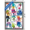 image:imageTrends International Trolls  Grid Wall Poster 224L x 147W Barnwood Framed VersionBarnwood Framed Version