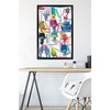 image:imageTrends International Trolls  Grid Wall Poster 224L x 147W Barnwood Framed VersionBlack Framed Version