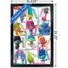 image:imageTrends International Trolls  Grid Wall Poster 224L x 147W Barnwood Framed VersionBlack Framed Version