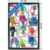 image:imageTrends International Trolls  Grid Wall Poster 224L x 147W Barnwood Framed VersionBlack Framed Version