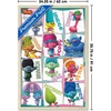image:imageTrends International Trolls  Grid Wall Poster 224L x 147W Barnwood Framed VersionBlonde Framed Version