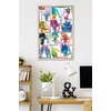 image:imageTrends International Trolls  Grid Wall Poster 224L x 147W Barnwood Framed VersionBlonde Framed Version