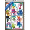 image:imageTrends International Trolls  Grid Wall Poster 224L x 147W Barnwood Framed VersionBronze Framed Version