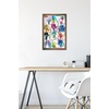 image:imageTrends International Trolls  Grid Wall Poster 224L x 147W Barnwood Framed VersionBronze Framed Version
