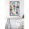 image:imageTrends International Trolls  Grid Wall Poster 224L x 147W Barnwood Framed VersionBronze Framed Version