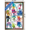 image:imageTrends International Trolls  Grid Wall Poster 224L x 147W Barnwood Framed VersionBronze Framed Version