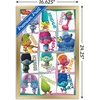 image:imageTrends International Trolls  Grid Wall Poster 224L x 147W Barnwood Framed VersionGold Framed Version
