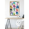 image:imageTrends International Trolls  Grid Wall Poster 224L x 147W Barnwood Framed VersionGold Framed Version