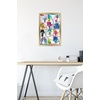 image:imageTrends International Trolls  Grid Wall Poster 224L x 147W Barnwood Framed VersionGold Framed Version