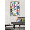 image:imageTrends International Trolls  Grid Wall Poster 224L x 147W Barnwood Framed VersionGold Framed Version