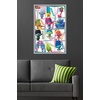 image:imageTrends International Trolls  Grid Wall Poster 224L x 147W Barnwood Framed VersionGray Framed Version