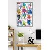 image:imageTrends International Trolls  Grid Wall Poster 224L x 147W Barnwood Framed VersionGray Framed Version